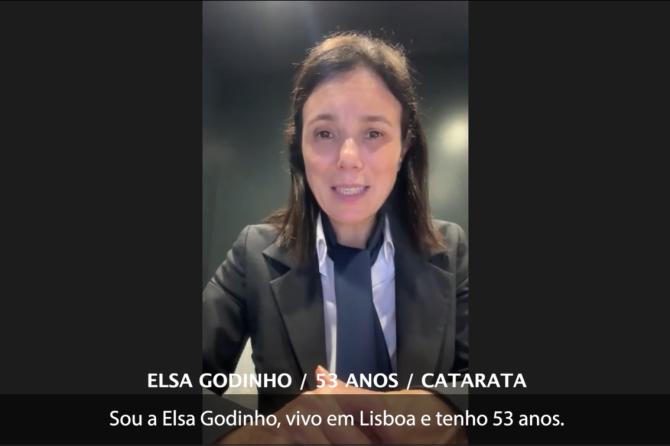Cirurgia de Cataratas – “Foi um alívio, as cores ficaram mais nítidas” – Entrevista a Elsa Godinho 1 Cirurgia de Cataratas – “Foi um alívio, as cores ficaram mais nítidas” – Entrevista a Elsa Godinho
